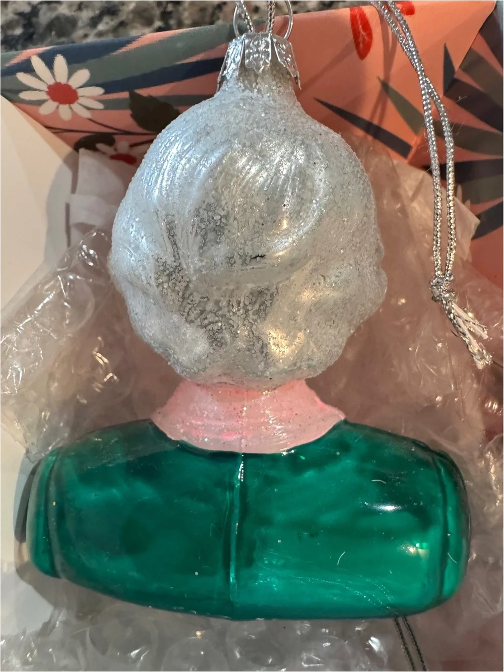 Golden Girls Blown Glass Ornaments